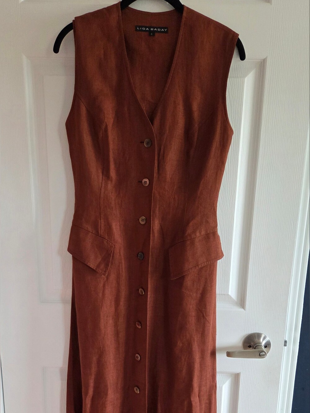 100% Linen LIDA BADAY Dress
